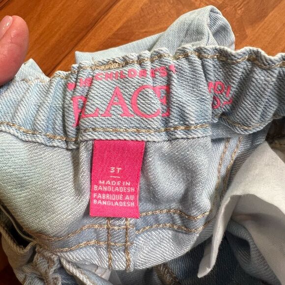 The children’s place Bermuda denim shorts 💖 adjustable waist 💖 size 3T - Picture 3 of 3